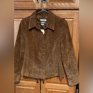 NWT Coldwater Creek Suede jacket